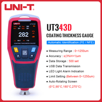 UNI-T Digital Thickness Gauge Metal Coating FE/NFE Auto Recognition Detector Car Automotive Paint Tester Meter UT343A/UT343D