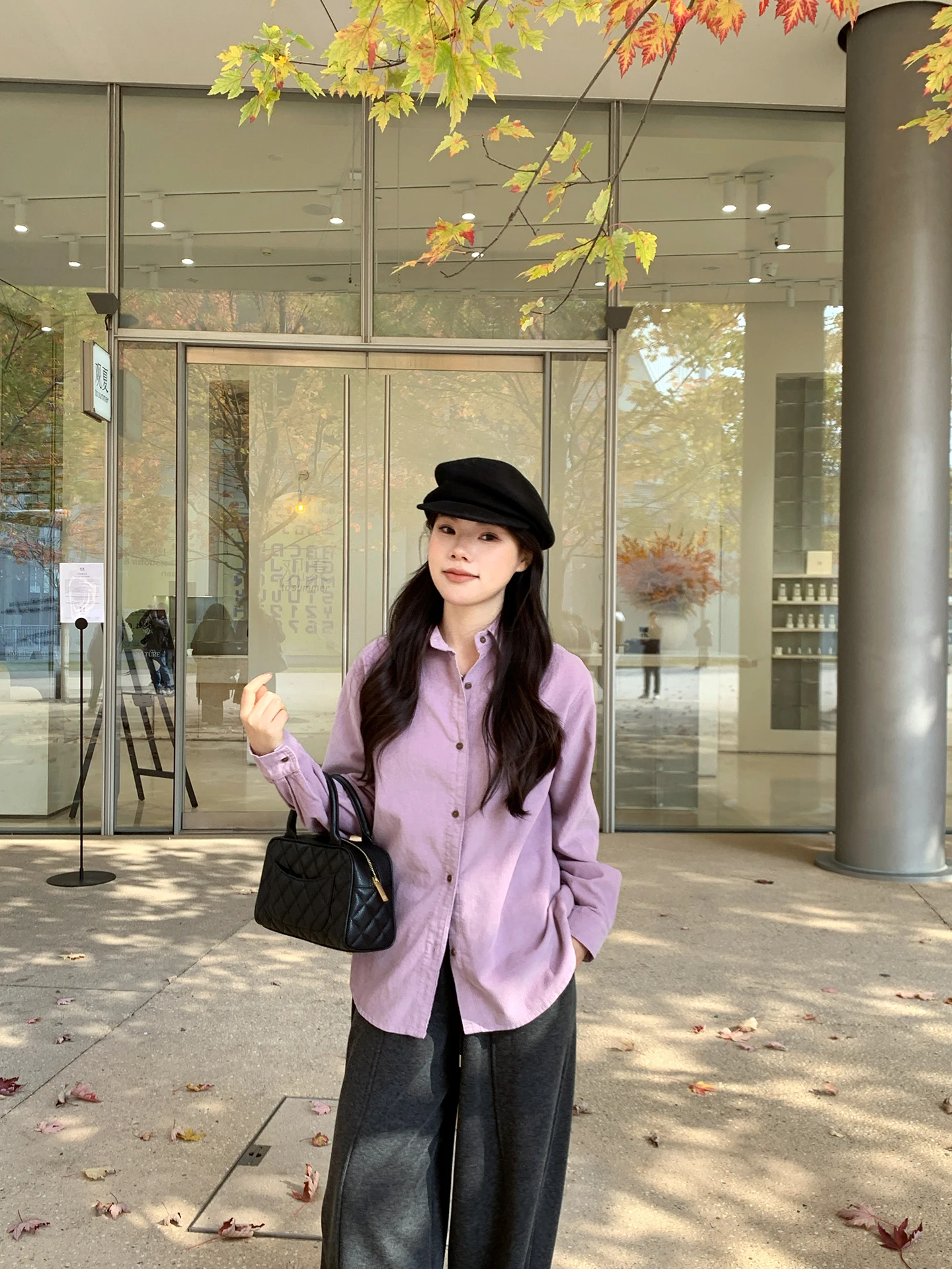 

Ретро-футболка свободного кроя из хлопкового вельвета для женщин, осенне-зимняя, в стиле «арбузный сок»