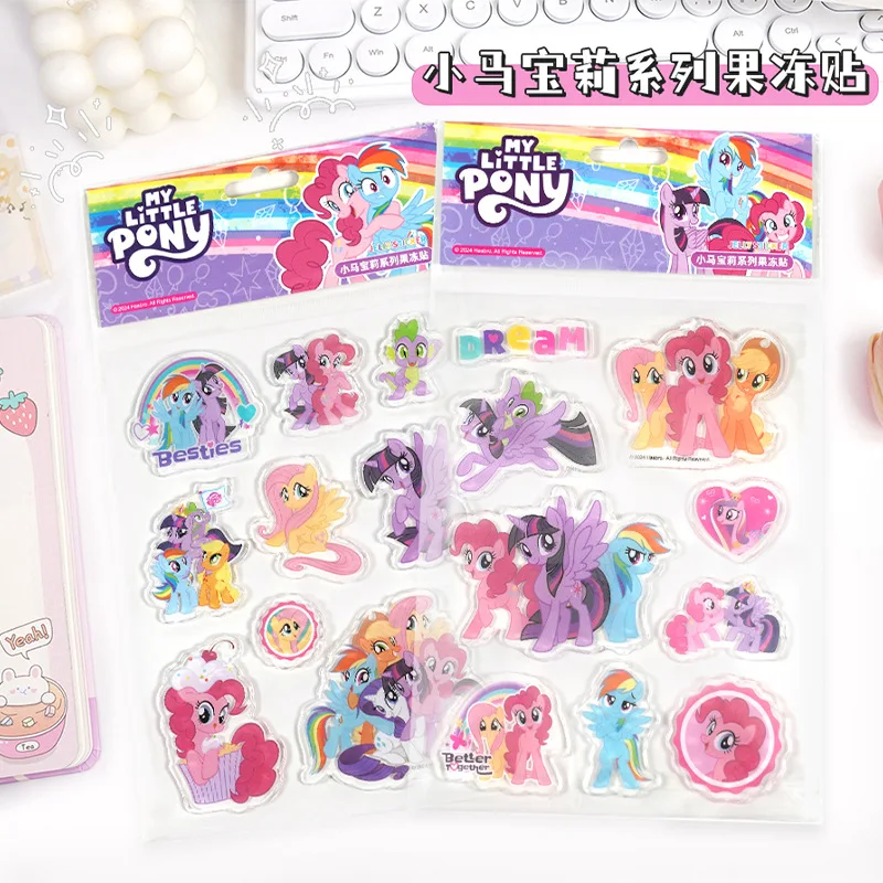 

Набор 3D-наклеек My Little Pony Jelly Stickers (прозрачные, водонепроницаемые, мультяшные) для ноутбуков, бутылок для воды, чехлов для телефонов, DIY-декора