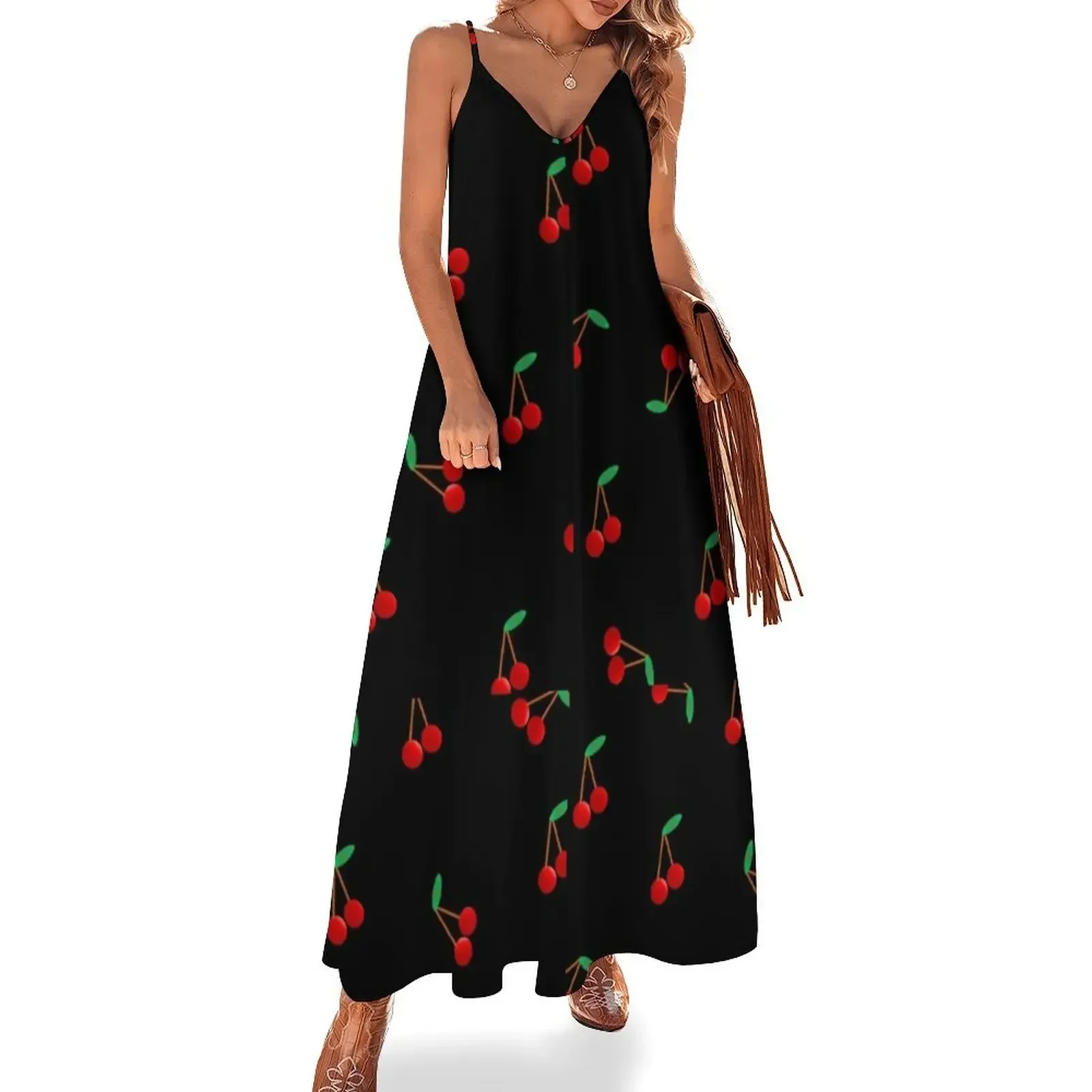 

Cherry Picked Sleeveless Dress Bride dresses Women's long dress Dress