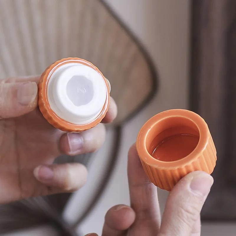 علب صغيرة من البورسلين الصقيل السيراميك ، علب الأدوية ، جرة قناع الشفاه ، علب مرهم مسحوق العطر ، جرة تخزين مختومة ، 15 مللي ، 30 مللي ، 50 مللي #4