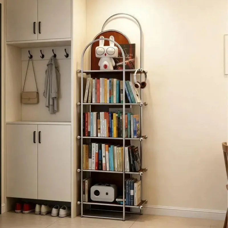 DSA medieval stainless steel rack, living room storage artifact crack, new layered storage rack, floor-to-ceiling display rack