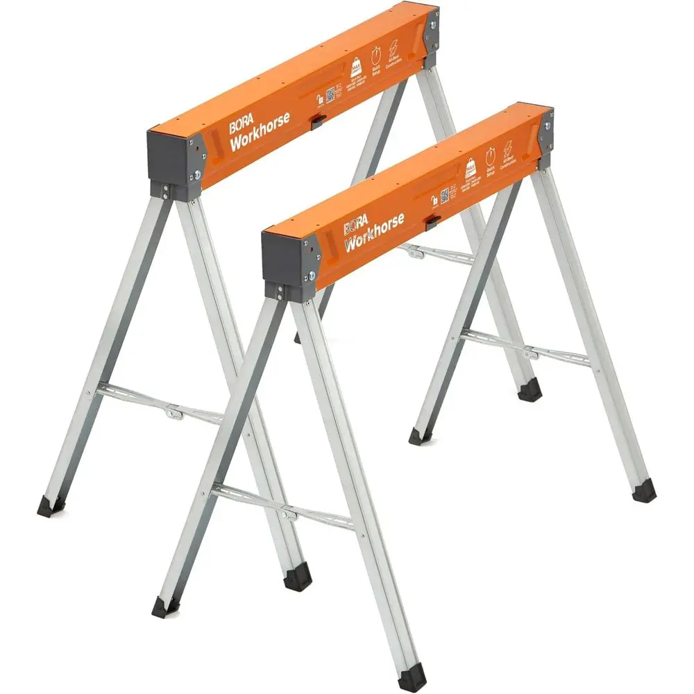 

Комплект из 2-х усиленных опор для пилы Workhe Saw Hes - Усиленные опоры для пилы или портативный верстак - PM-3330T