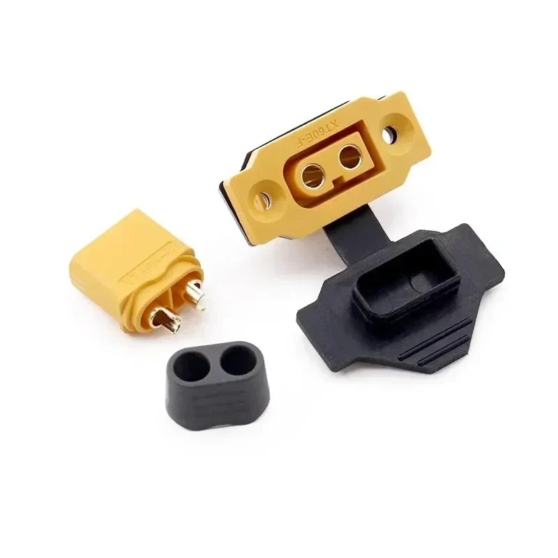 XT60BE-M Battery Connector XT60 Male Plug Gold-plated XT60 Mountable Connector Yellow Socket Or XT60H-F Quickly Charge