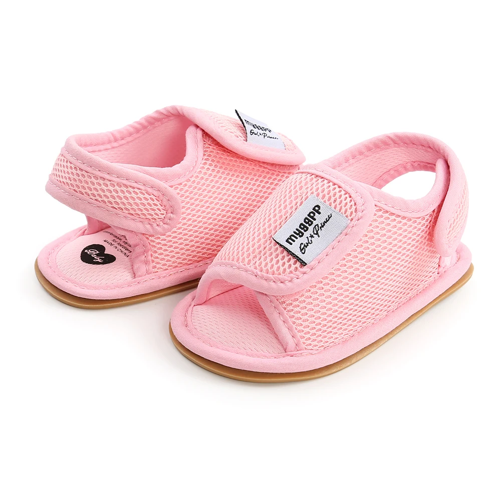 Baby Boys Girls Mesh Hook And Loop Sandals, Lightweight Non-Slip Comfy Beach Shoes For Newborn Infant, Summer