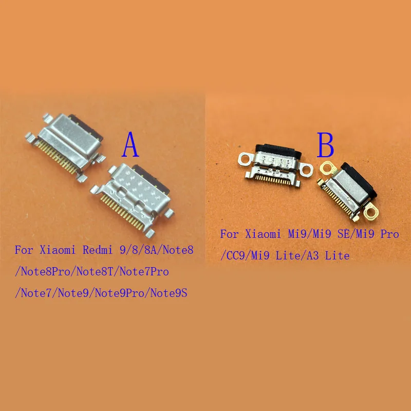 5-20Pcs Dock Port Connector Plug Usb Charger Charging For Xiaomi 8A Note 8 7 8T 9S Mi M 9 Mi9 SE 9SE CC9 M9 Pro A3 Lite A3Lite