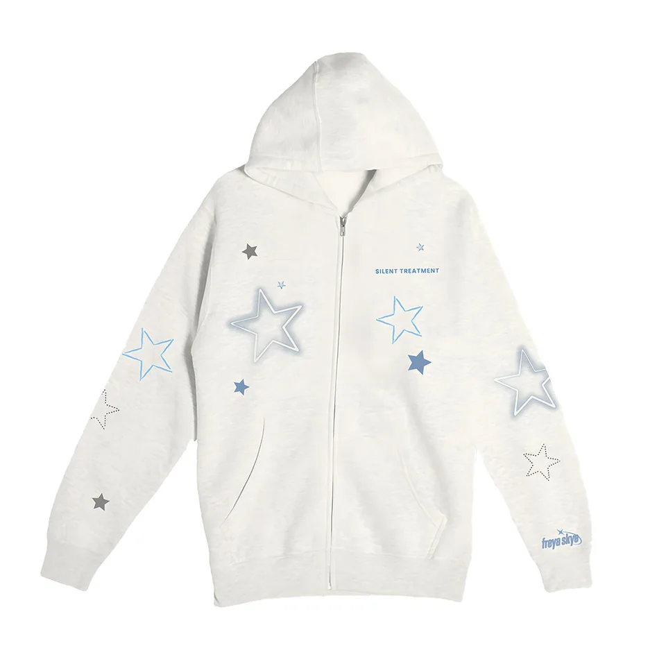 Silent Treatment Zip Up Hoodies Freya Skye Fshion Clothes Winter
