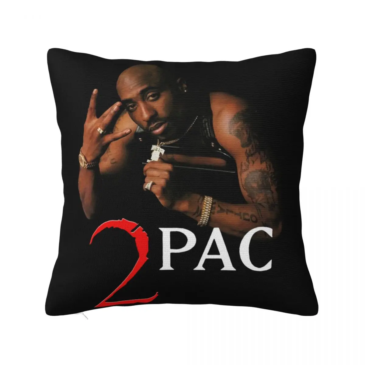 2Pac Tupac Ama Pike Usa Rapper Hip Hop Mens Black Size S5Xl Wo Hip-Hop Top Quality Pillow Case