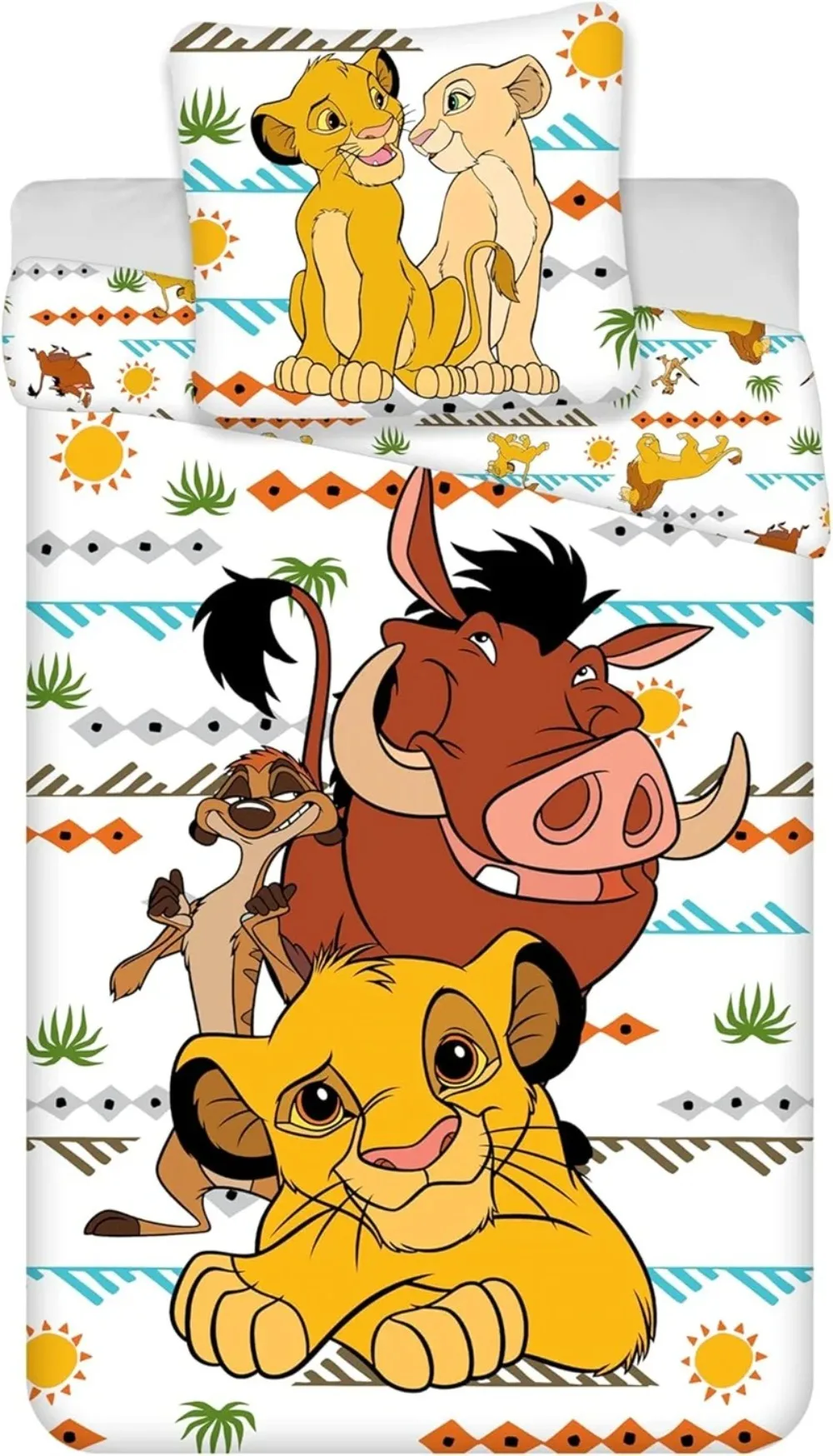 

Disney Lion King Bedding Set 2/3pcs for Teens Kids Bedroom Decoration Cartoon Duvet Cover Pillowcase, Boys Girls Gift