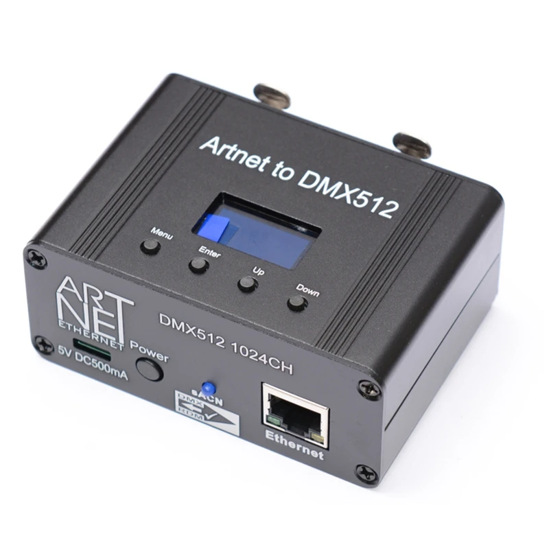 B63B-Artnet DMX512 Ethernet Lighting Controller Interface 2 Universe 1024 Disco,RDM/Ascn Version