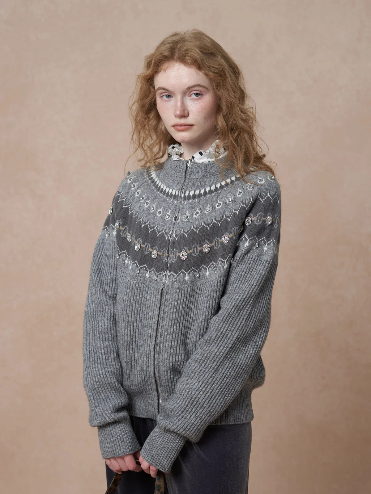 

Уникальный кардиган-свитер «Звездное небо» с открытыми рукавами, длинный, из шерстяной пряжи, вязаный, женский, модный, зимний, стандартной длины, на пуговицах