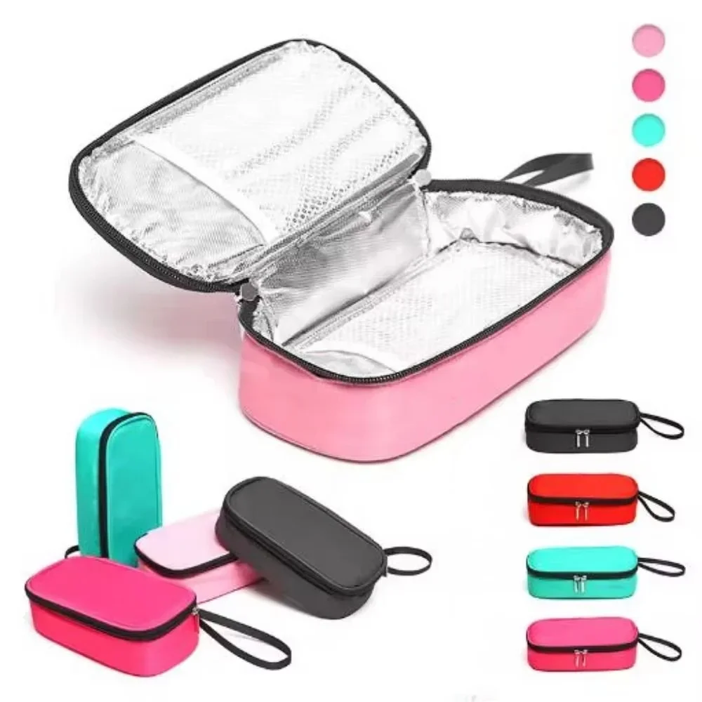 Waterproof Thermal Insulated Medical Cooler First Aid Kit Portable Insulin Cooling Bag Diabetic Pocket Pill Protector No Gel