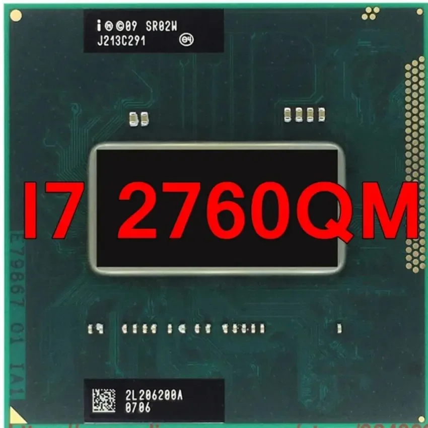 Processador Origina i7 3630QM i7 2760QM SR0UX PGA 2,4 ГГц Четырехъядерный процессор 6 МБ кэш TDP 45 Вт 22 нм Разъем для ноутбука G2 HM76 HM77