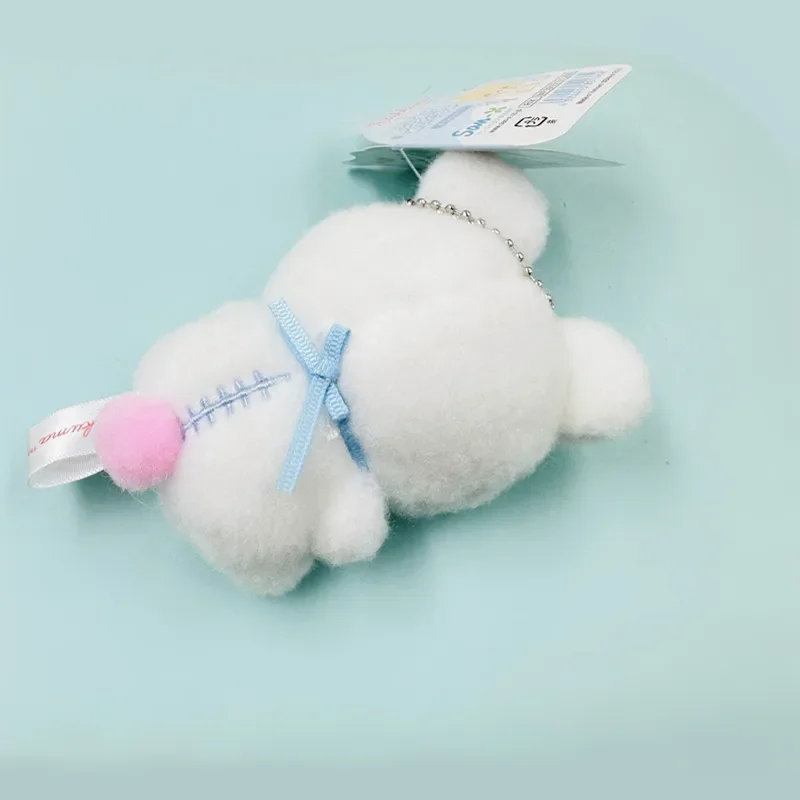 Rilakkuma kawaii bonito usausababy coelho chaveiro de pelúcia eua eua bebê chaveiros anime chaveiro meninas brinquedos pequeno presente