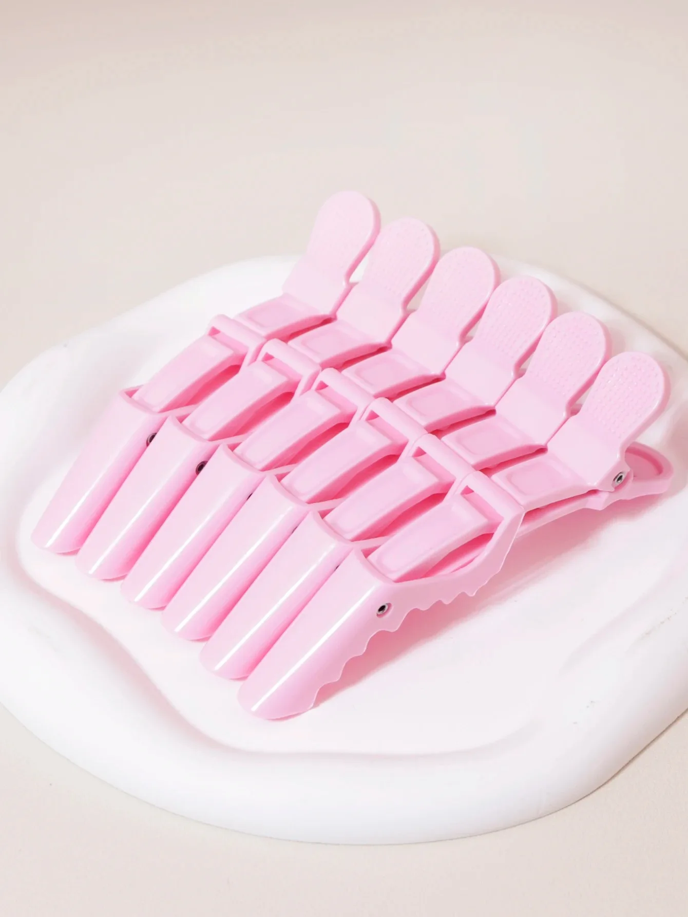 6Pcs Alligator Hair Clips for Professional Salon Use