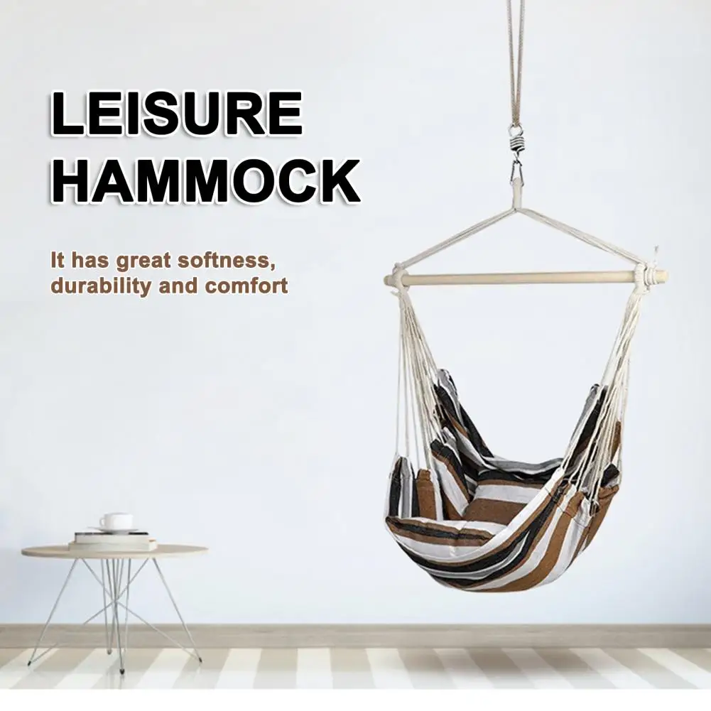 Hammock Garden Hang Lazy Chair Swinging Indoor Outdoor Furniture Hanging Rope Chair Travel Camping Swing Chair Seat bed