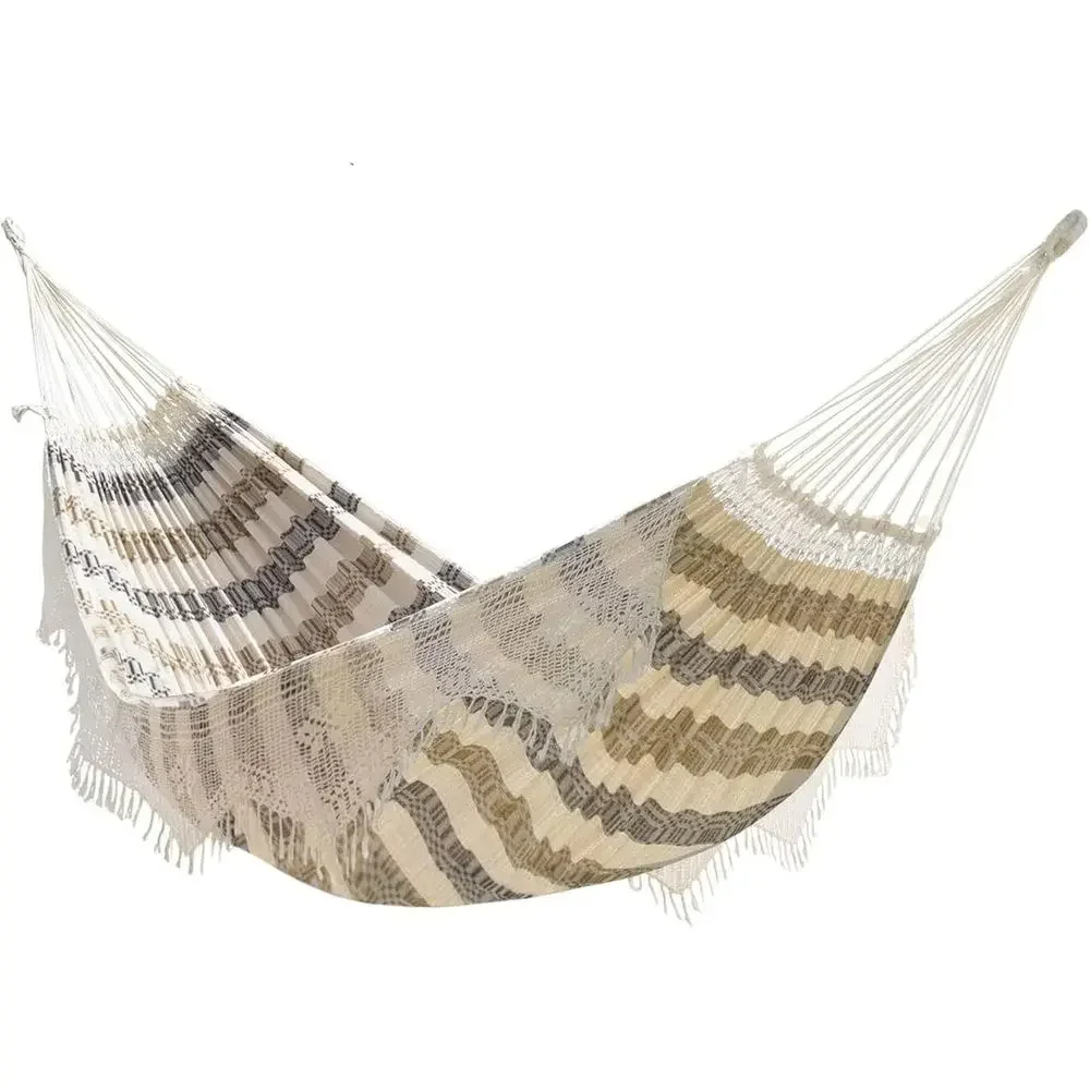 Genuine Brazilian Cotton Hammock - 450 lbs Capacity