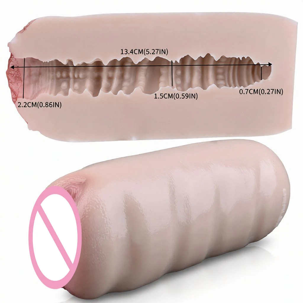 LUUK Soft Silicone Skin-like Texture Portable Male Masturbator Single Channel Waterproof Pocket Size Personal Adult Intimate Toy