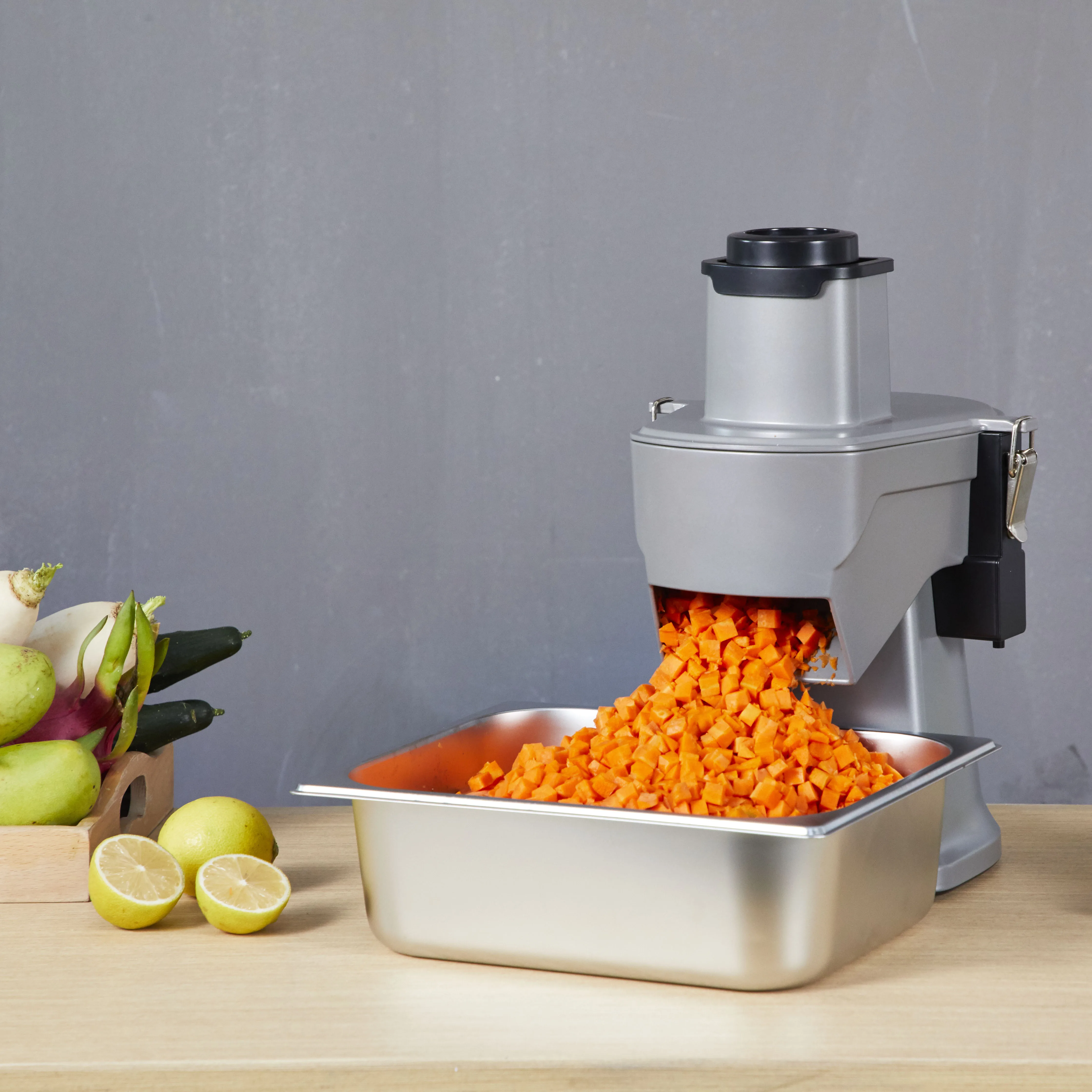 2025 Restaurant Use  Commercial Vegetable Cutter  Carrot Dicing Onion Cutting Machine Potato Slitting Shredding for Hotel