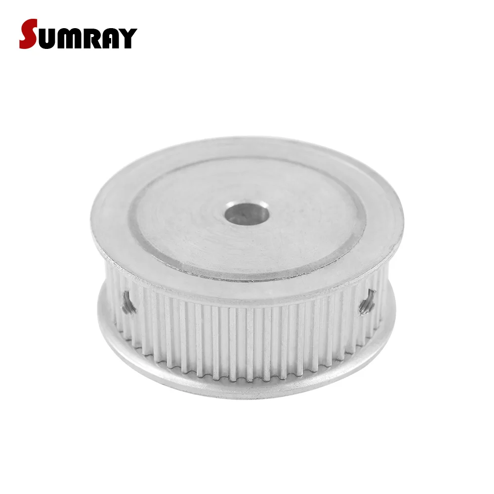 HTD3M 55T Tooth Belt Pulley 8/10/12/14/15/19/20mm Inner Bore With/Without Keyway 11/16mm Width Aluminium Alloy Wheel Pulley