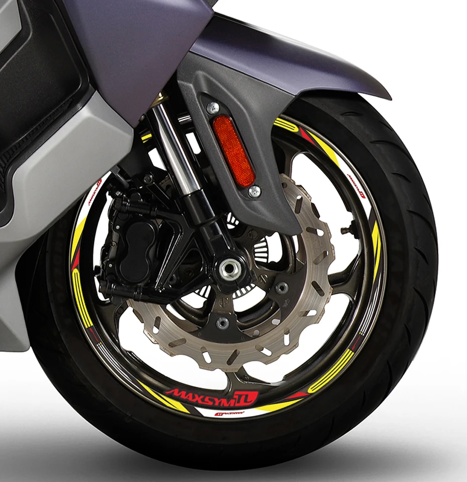 For Maxsym TL500 TL508 2020-2023 Motorcycle Wheel Sticker Rim Decals Scooter Stripe Tape Waterproof Accessiries