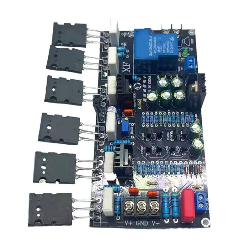 

Плата усилителя мощности A75Q-Mono 300W 1943+5200, высокомощная задняя ступень усилителя с защитой динамиков