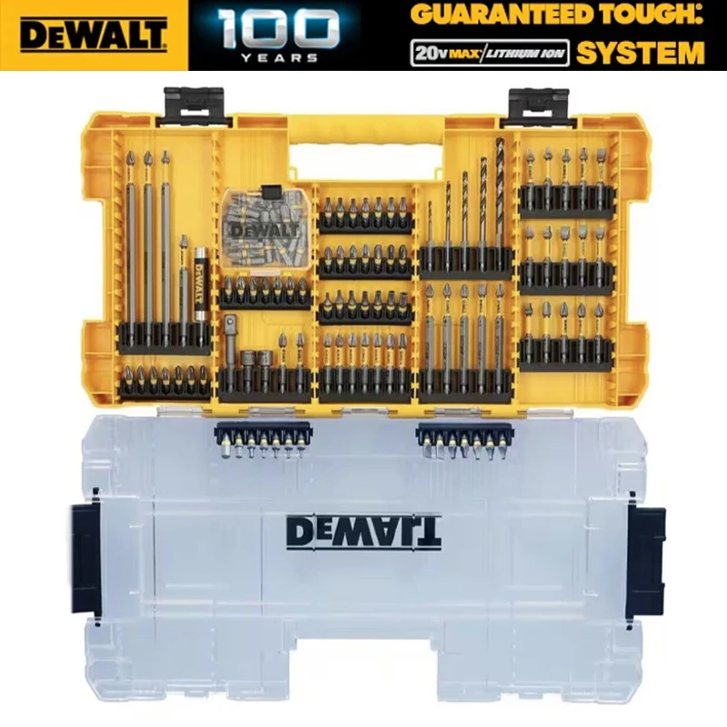 

DEWALT DWAF120PCSET Maxfit Ultra Steel Drill Power Tool Driving 1/4 in High-Speed Steel Screwdriving Bit Head 120-Piece