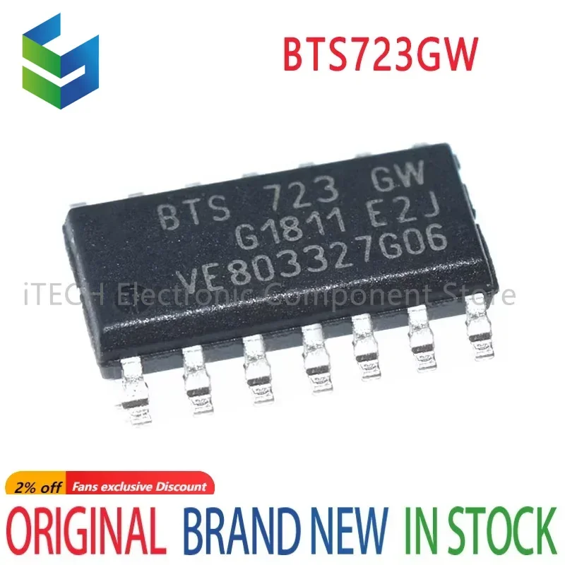 

10PCS~50PCS/LOT 100% NEW BTS723GW BTS723 BTS 723 GW SOP14 Internal switch chip of bridge driver