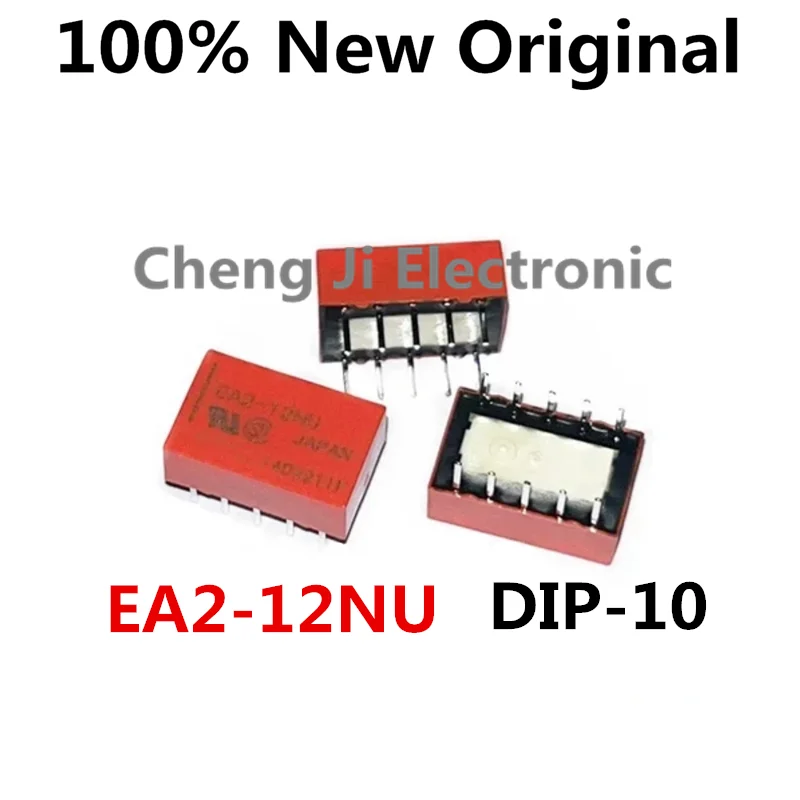 5-10PCS/Lot EA2-5NU 、EA2-12NU 、EA2-24NU DIP-10 New Original Signal Relay 1A DPDT EA2-5NU-L、EA2-12NU-L 、EA2-24NU-L