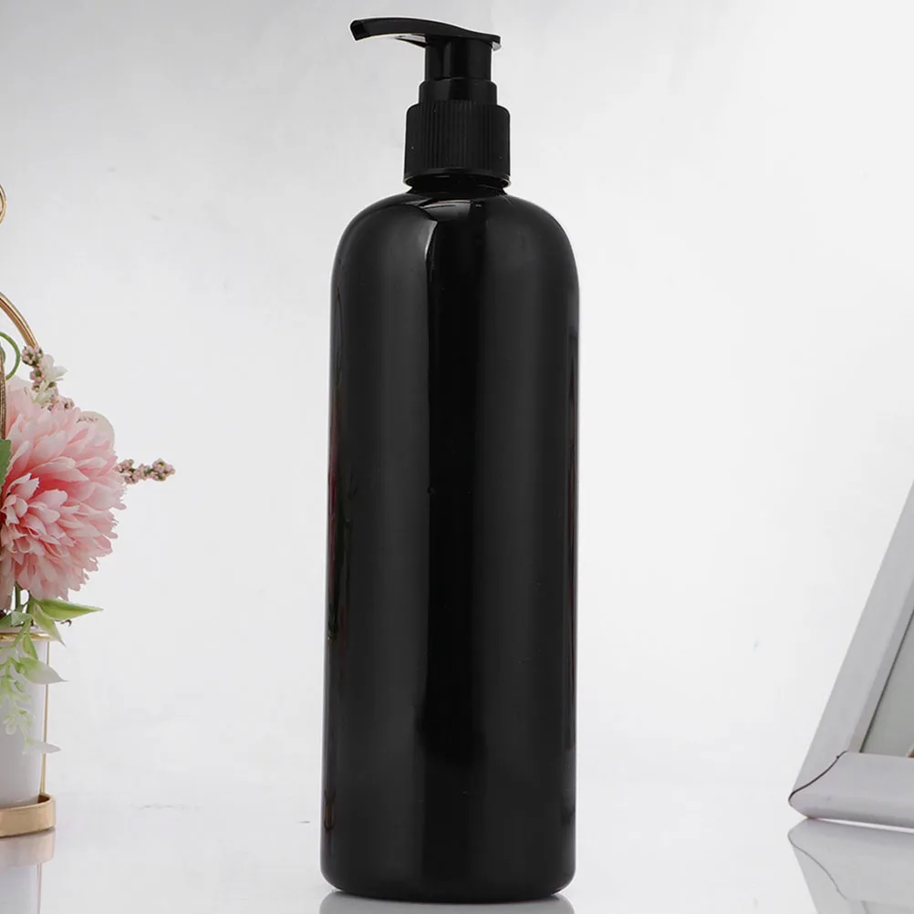 

Premium PET Reusable Lotion Dispenser Black Shower Gel H Soap Storage Bottles Refillable Travel Shampoo Conditioner Practical