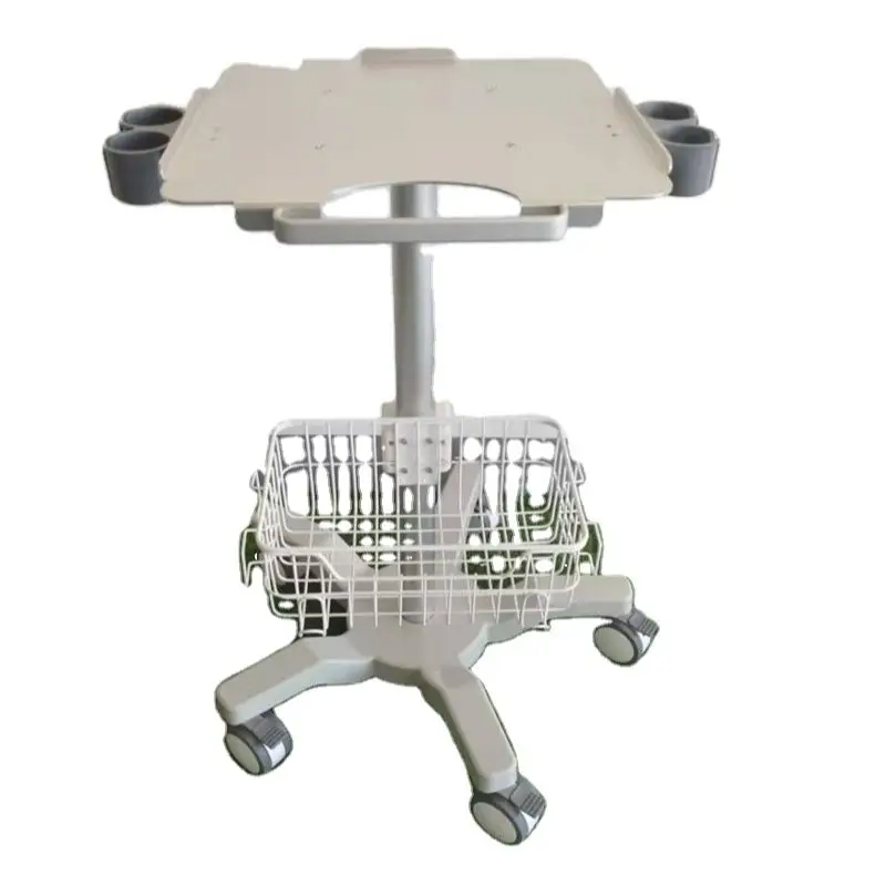 

Good Quality ECG Patient Monitor Ultrasound Use Aluminium Alloy Fixed Mobile Stand Trolley Cart