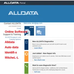 Alldata Online Account Auto Data Repair Diagram Software Database for PC Webpage Android Phone Tablet US/EU Version Partslink24