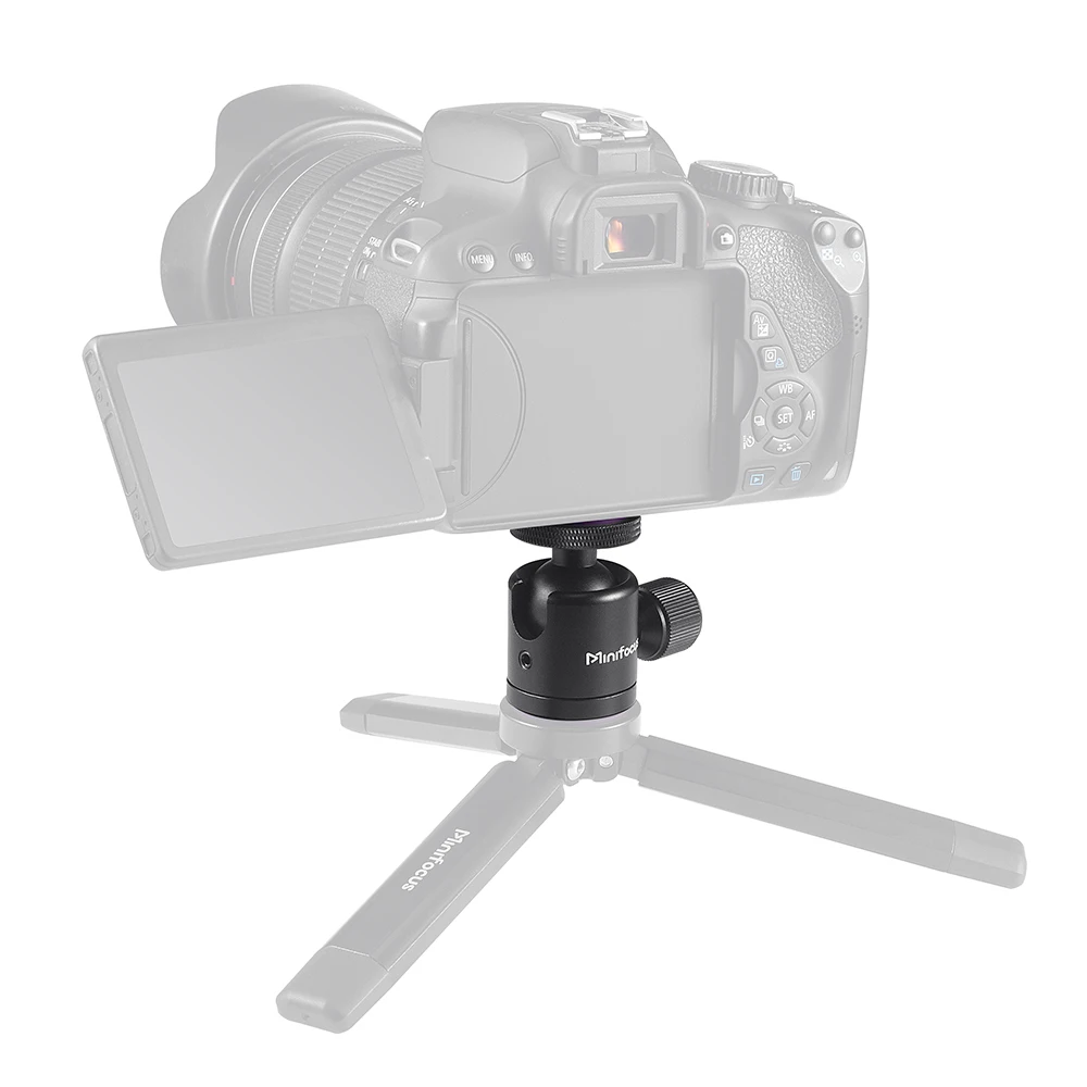 Minifocus Tripod Mini Ball Head with 1/4\