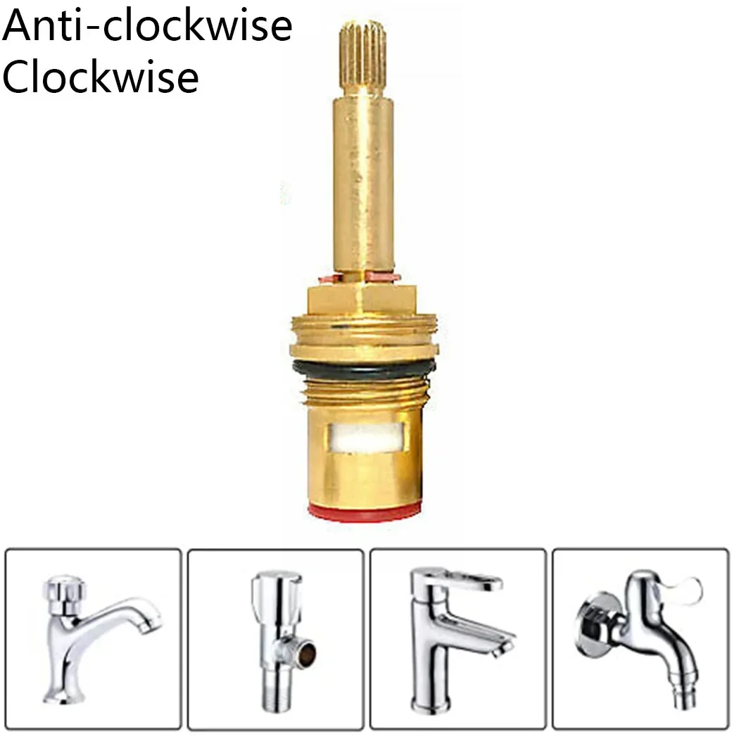 High Performance Shower Valve Cartridge with Long Tall Stem Copper Construction for Enhanced Durability and Functionality
