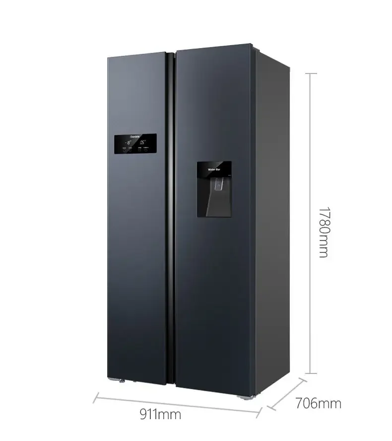 Refrigerator Water Dispenser 601L Double Door Frost-free Frequency Conversion Household Water Bar Refrigerator