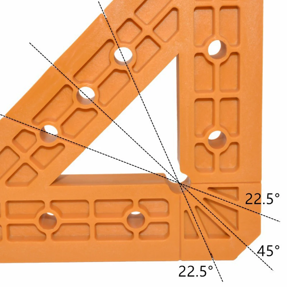 Wood Corner Clamping Tool Set with Triangular Structure for Stable Support During Gluing Drilling and Sawing Operations