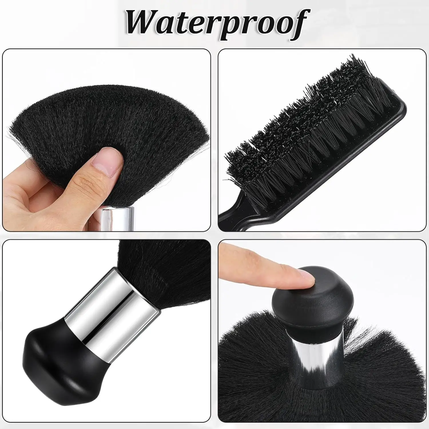 Professional Hairdressing Cape with Neck Paper Broken Hair Duster Haircut Mist Spray Bottle Hair Styling Tools Salon