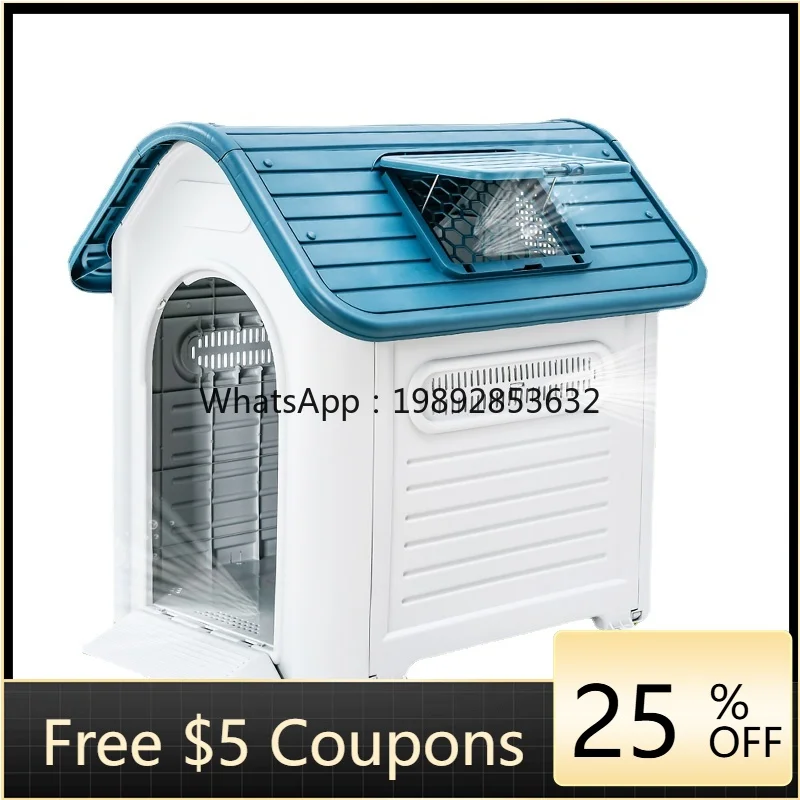 

ZZ Wyj Kennel Four Seasons Universal Indoor Removable and Washable Dog House Summer Breathable Large Dog Pet Supplies