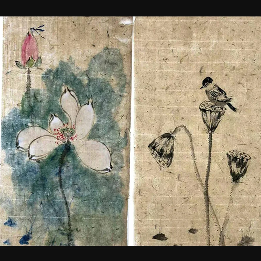 Chinese Hemp Paper - Pure Handmade Calligraphy & Painting Xuan Paper, Traditional Bark Pulp Art Paper for Artists & Exhibition