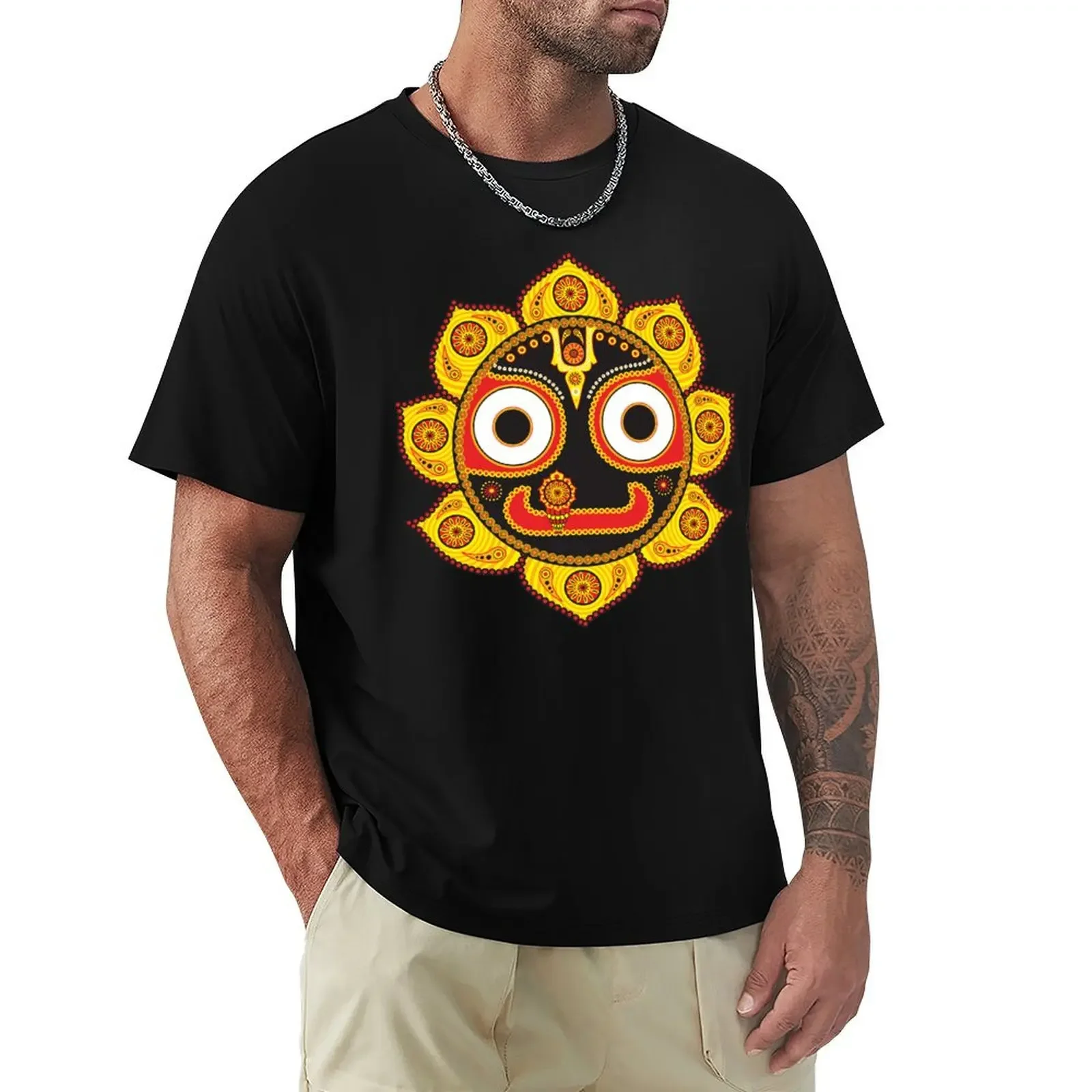 Lord Jagannath T-shirt Aesthetic clothing vintage t shirts men