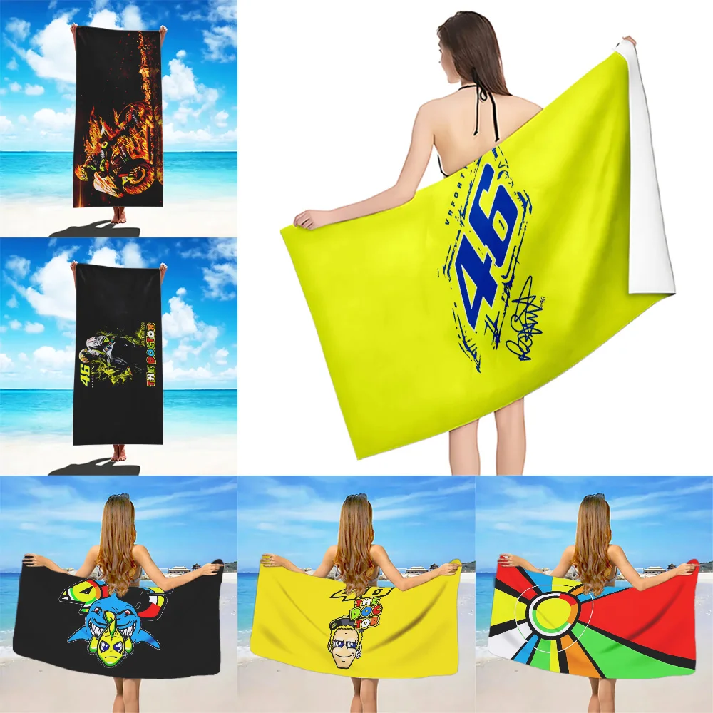 V-ValentinoS Beach Towel Microfiber Sand Free Quick Dry Soft Sandproof Pool Towels Gift for R-Rossis Women Travel Shower Camping