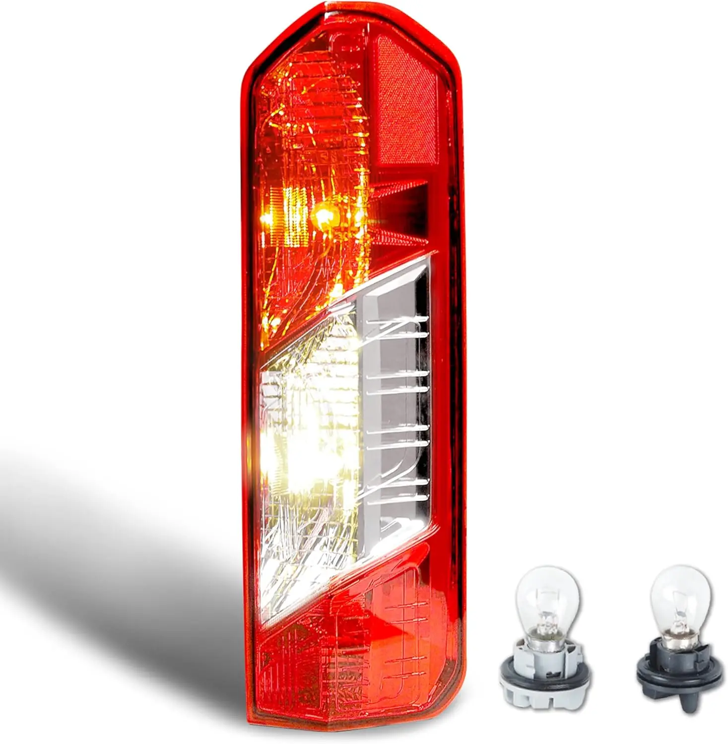 

Tail Lights for 2015-2025 Ford Transit 150-350HD, Right Passenger Side, Includes Bulbs & Wires, Not for DRW