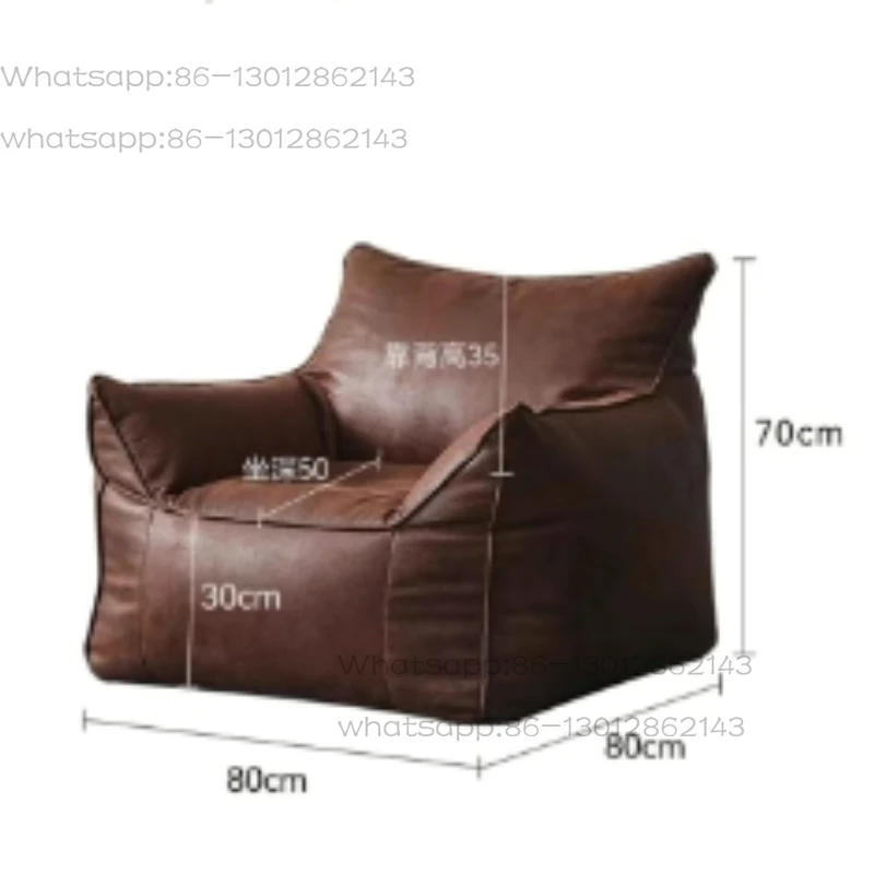 Vintage Single Sofa Living Room Fabric Cortex Corner Luxury Design Sofa Casual Bedroom Dressing Chair Home Decor Furniture