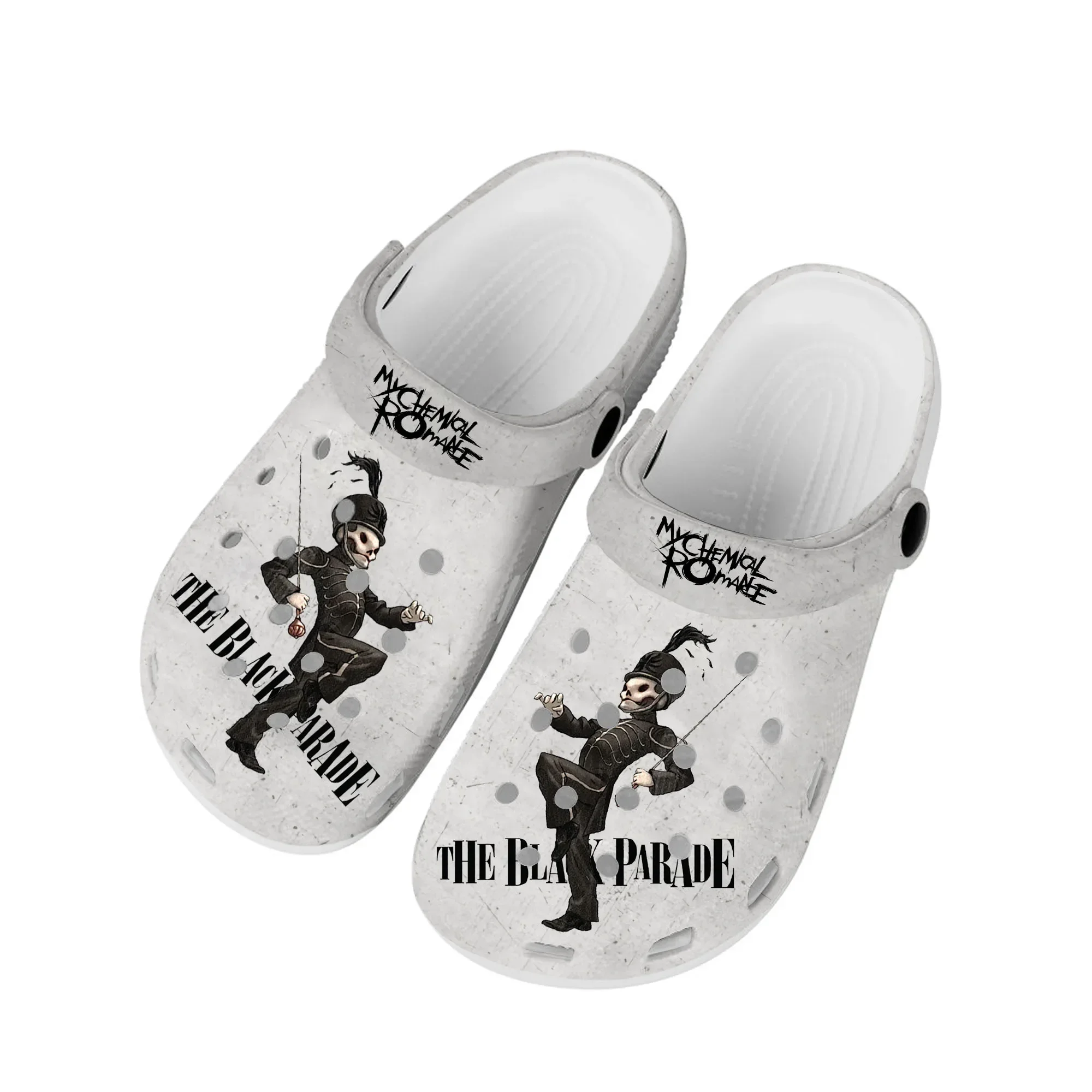 My Chemical Romance Rock Band Home Clogs Custom Water Shoes Mens Womens Teenager Shoe 3D Print Garden Clog Beach Hole Slippers