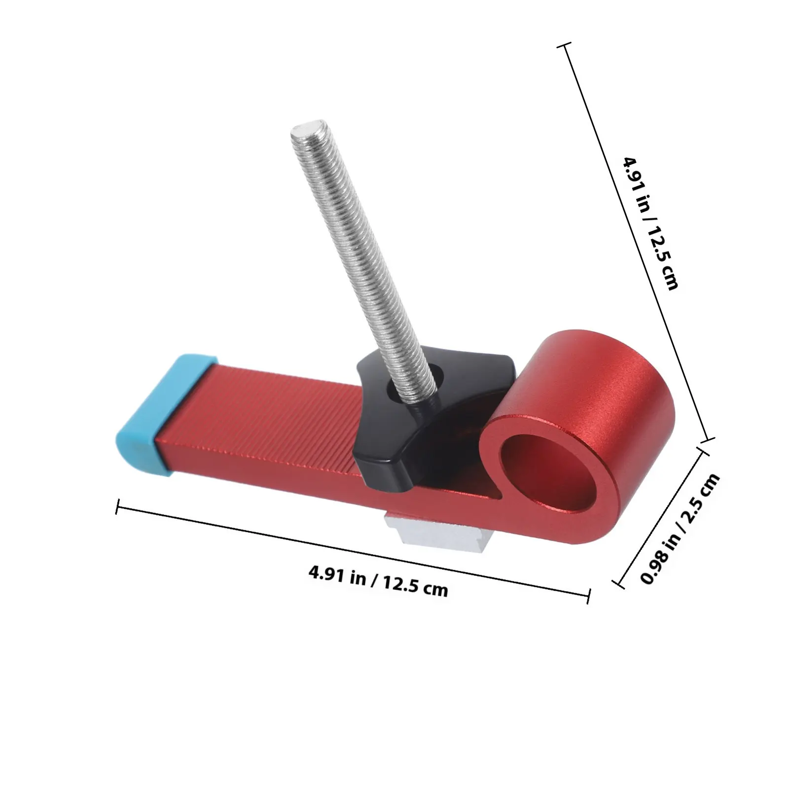Woodworking T Slot Stopper Miter Gauge Durable Aluminium Alloy Track Connector Easy Operate Long Lasting Anti Skid Performance