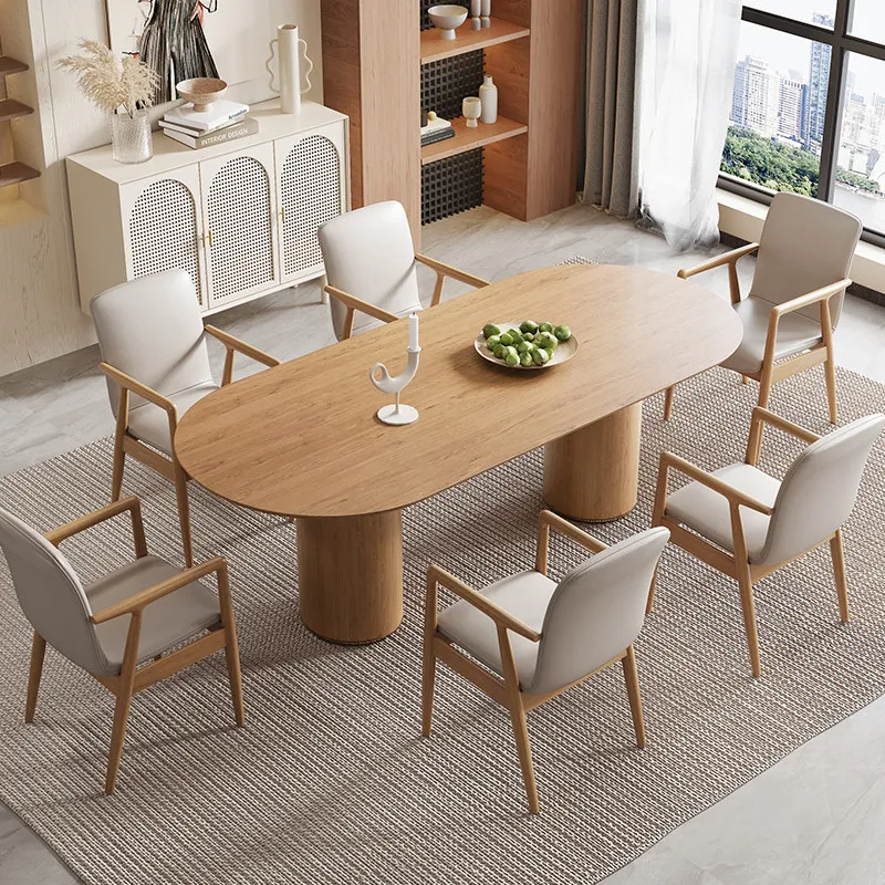 Silla de comedor de madera blanca de diseño, taburete con reposabrazos, silla de comedor moderna para cocina, sala de estar, cómodas sillas para comedor, muebles