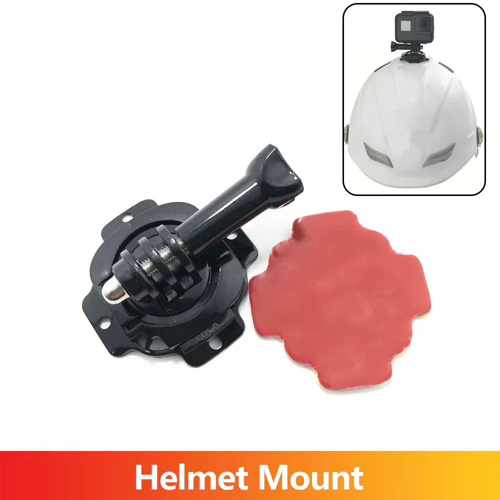 

Клейкая основа для крепления на мотоциклетный шлем, держатель для GoPro 13 12 11 10 9 8 7 SJCAM Insta360 AKASO DJI Osmo, аксессуары для экшн-камеры