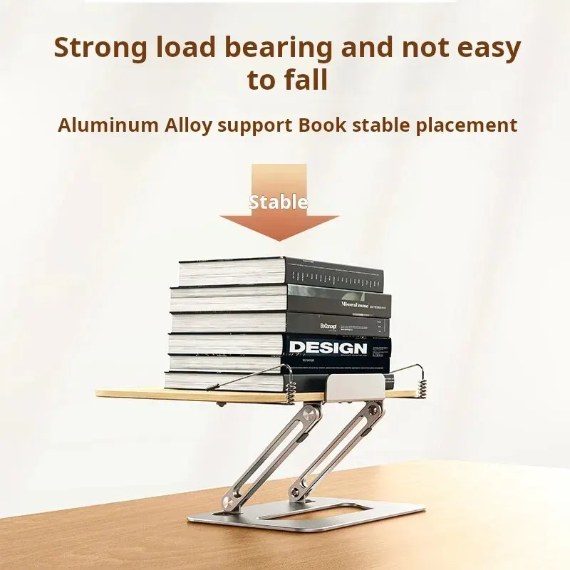 Double Rod Reading Stand Aluminum Alloy Foldable Rotatable Height-adjustable Portable Multifunctional Stand