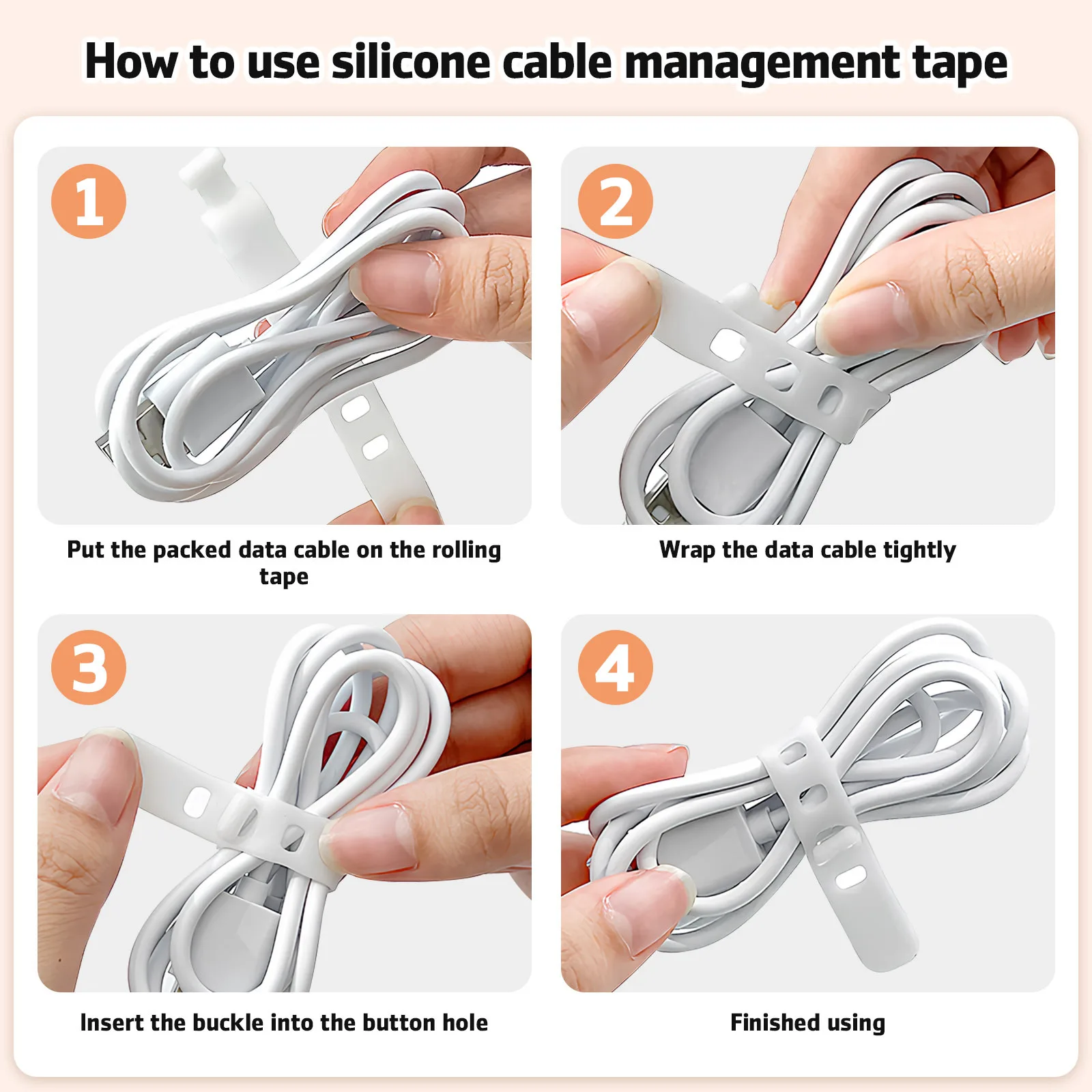 

2Pcs Wire Organizer Box Clear Cable Storage Container with Grid Lid for Organizing Data Cords Headphones Cards Cord Management