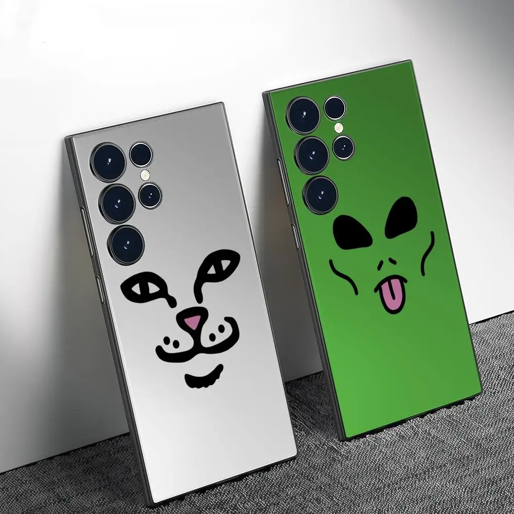 

R-Ripndips Phone Case For Samsung Galaxy S25 S24 S22 S23 Ultra S21 S20 Plus Frosted Full Soft Case